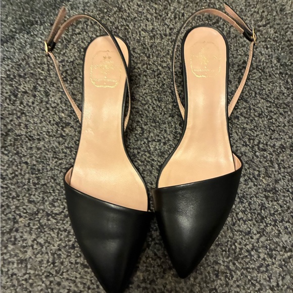Emerson Fry Frankie Angled Black Pointed Flats 39 - Picture 6 of 11